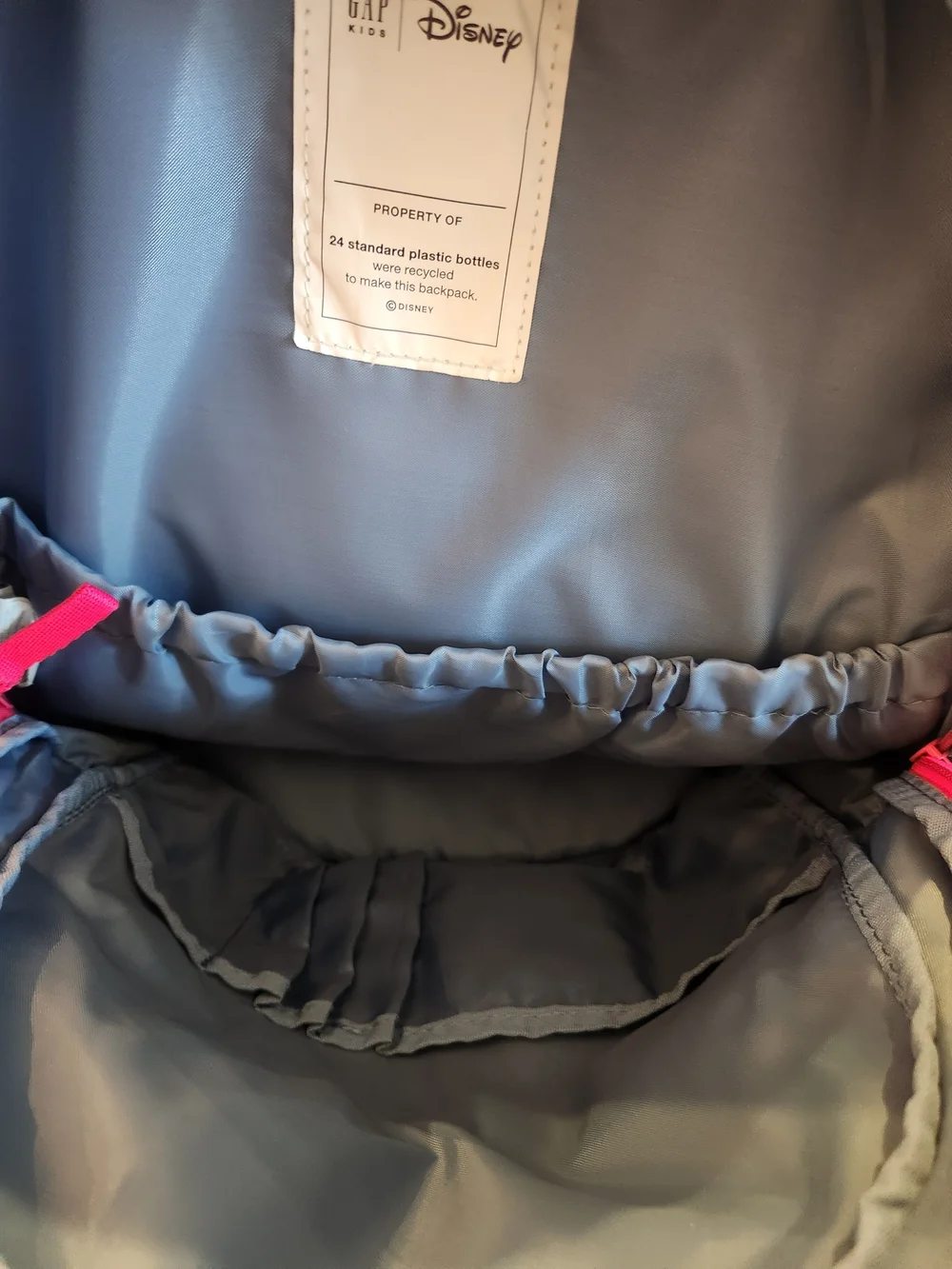 Disney Stitch Floral Kids Backpack in Light Blue Denium and Pink